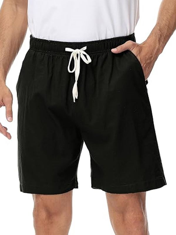 Classic Black Casual Shorts